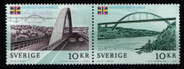 Schweden 2483-2484 Postfrisch Paar Svinesundbrücke #IJ869 - Altri & Non Classificati