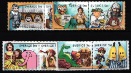 Schweden 2548-2555 Postfrisch 4 Paare 50 Jahre Fernsehen In Schweden #IJ915 - Altri & Non Classificati