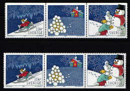 Schweden 2671-2673 Do/Du Postfrisch Weihnachten #IJ984 - Altri & Non Classificati