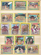 16 Timbres Oblitérés AJMAN STATE  IV-10 Scènes De La Vie Et Sites Du Japon - Fotografia