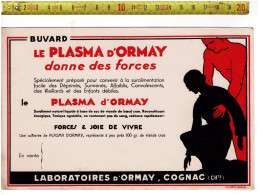 SOLDE 2012 - BUVARD - LE PLASMA D'ORMAY DONNE DES FORCES - LABORATOIRES D ORMAT COGNAC - Chemist's