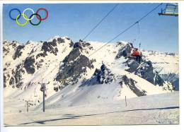 CPSM 10.5 X 15  CHAMROUSSE Jeux Olympiques D'Hiver De Grenoble 1968  Olympic Games  Station Olympique Le Télésiège Des * - Chamrousse