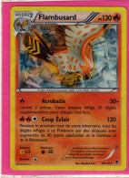 Carte Pokemon Francaise 2014 Xy Vigueur Spectrale 10/119 Flambusard 130pv Holo Occasion - XY