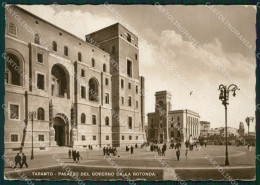 Taranto Città Palazzo Del Governo PIEGHINE Foto FG Cartolina ZK1134 - Taranto