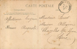 CONVOYEUR USSEL A CLERMONT 1912 - Railway Post