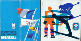 Livret 16 Pages X° Jeux Olympiques D'Hiver GRENOBLE 1968  Olympic Winter Games 68 Les Stations Olympiques - Libri