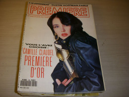 CINEMA PREMIERE 144 03.1989 Isabelle ADJANI Dustin HOFFMAN Melanie GRIFFITH      - Cinema