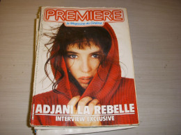 CINEMA PREMIERE 119 02.1987 Isabelle ADJANI J. CARMET Wim WENDERS Nathalie DELON - Film