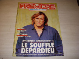 CINEMA PREMIERE 113 07.1986 Gerard DEPARDIEU ANCONINA Robin RENUCCI D. SANDA - Kino