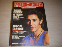 CINEMA PREMIERE 090 09.1984 Richard BERRY Ariel ZEITOUN W. WENDERS Alain SOUCHON - Cinéma