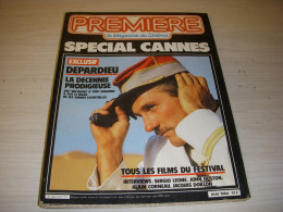 CINEMA PREMIERE 086 05.1984 SPECIAL CANNES Gerard DEPARDIEU S. LEONE Mel GIBSON  - Cine