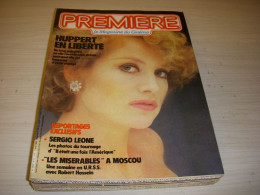 CINEMA PREMIERE 077 08.1983 I. HUPPERT Sergio LEONE Philippe LABRO Fanny ARDANT  - Cinema