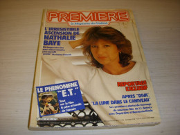 CINEMA PREMIERE 068 11.1982 Nathalie BAYE Daniel AUTEUIL Gerard JUGNOT JJ BEINEX - Kino