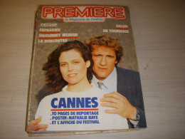 CINEMA PREMIERE 099 06.1985 SPECIAL CANNES Gerard DEPARDIEU S. WEAVER MASK CHER  - Cine