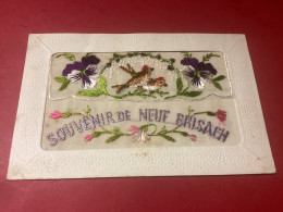 ️ NEUF BRISACH Carte Brodée. Souvenir. CARTE RARE - Neuf Brisach