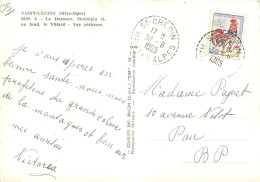 CACHET A DATE SAINT CREPIN 1965  - 1921-1960: Periodo Moderno