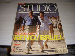 CINEMA STUDIO MAG 107 02.96 RENO BRUEL FILMS CHOCS 96 DE NIRO PACINO - Film