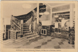 Kerhulu -Grand Restaurant Français  22 Rue De La Fabrique ,Québec  - (G.2429) - Montreal