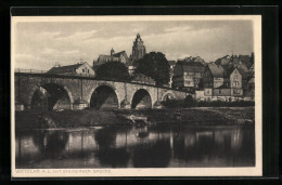 AK Wetzlar A. L., Uferpartie Mit Steinerner Brücke  - Wetzlar