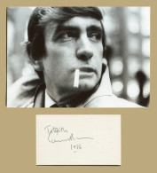 Edward Albee (1928-2016) - Qui A Peur De Virginia Woolf ? - Carte Dédicacée + Photo - 1986 - Scrittori