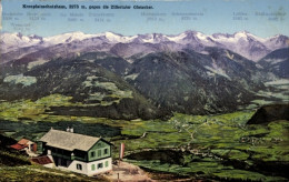 CPA Bruneck Südtirol, Kronplatzschutzhaus, Brunecker Haus, Panorama, Zillertaler Gletscher, Hochteile - Altri & Non Classificati