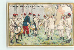 CHROMO / CHOCOLAT DE L'UNION -  N° 16 L'ECOLE DES TAMBOURS ET CLAIRONS - MILITAIRE - REGIMENT - Sonstige & Ohne Zuordnung