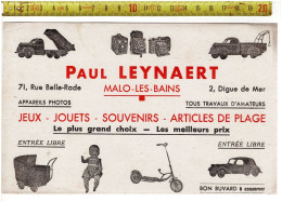 SOLDE 2013 - BUVARD - PAUL LEYNAERT MALO LES BAINS - JEUX JOUETS SOUVENIRS ARTICLED DE PLAGE - Altri & Non Classificati