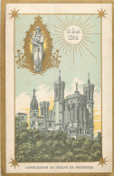 IMAGE PIEUSE EGLISE DE FOURVIERE 1896 - Andachtsbilder