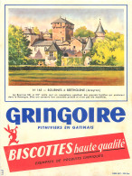 BUVARD IMAGE GRINGOIRE BOURINES A BERTHOLENE - Biscottes