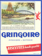 BUVARD IMAGE GRINGOIRE PASSERELLE DE BILLY - Biscottes