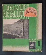 Livre Technique - L'ossature Métallique - 4è Année Numéro 1 - Janvier 1935 - Bricolage / Técnico