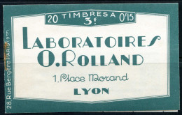 REF59 > FRANCE < Couverture Carnet N° 189 C2 - Laboratoire Pharmaceutique O. Rolland < Pharmacie - Alte : 1906-1965