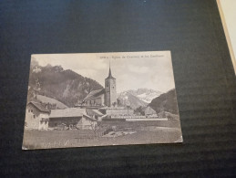 H12/278- L'église De Charmey Et Les Gastlosen - Charmey