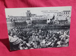 CASABLANCA : Musique Du Corps Au Débarquement Des Troupes - RARE CLICHÉ - - Casablanca