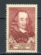 FRANCE- "LE CID" DE CORNEILLE- N° Yvert 335 ** - Neufs