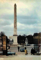 75 - Paris - Place De La Concorde - Obélisque De Louqsor - Automobiles - Carte Dentelée - CPSM Grand Format - Voir Scans - Places, Squares