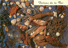 Recettes De Cuisine - Fruits De Mer - Délices De La Mer - Gastronomie - CPM - Voir Scans Recto-Verso - Recettes (cuisine)
