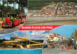 80 - Quend Plage Les Pins - Multivues - Petit Train - Aqualand - Automobiles - CPM - Voir Scans Recto-Verso - Quend