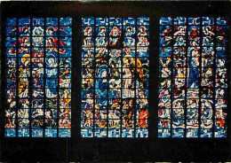 Art - Vitraux Religieux - Blois - Intérieur De La Basilique N D De La Trinité - Vitraux Ouest - Visitation - Annonciatio - Schilderijen, Gebrandschilderd Glas En Beeldjes