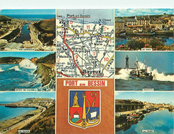 14 - Port En Bessin - Multivues - Blasons - CPM - Voir Scans Recto-Verso - Port-en-Bessin-Huppain