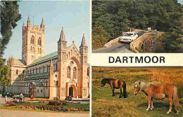 Animaux - Chevaux - Royaume-Uni - Dartmoor - Devon - Ponies - Poneys - Multivues - CPM - UK - Voir Scans Recto-Verso - Horses