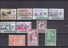 SA06d Sarawak Various Selection Of Used Stamps - Malesia (1964-...)