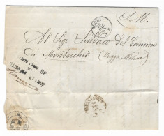 DA ACQUI A MONTECCHIO - 28.12.1864. - 1. ...-1850 Prephilately