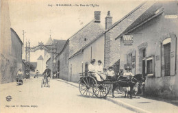 89-MIGENNES- LA RUE DE L'EGLISE - Migennes