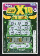 Grattage ILLIKO - X10 63801 - FRANCAISE DES JEUX - Lottery Tickets