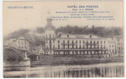 Dinant-sur-Meuse.. Hotel Des Postes, Propr. Ve. A. Degraa - Restaurant à La Carte - (Belgique/België) - Dinant