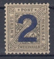 GERMANY Wurttemberg 257,unused,hinged (*) - Neufs