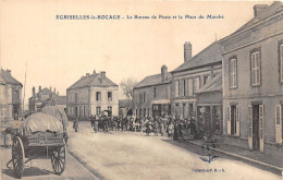 89-EGRISELLES-LE-BOCAGE- LE BUREAU DE POSTE ET LA PLACE DU MARCHE - Egriselles Le Bocage