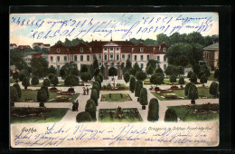 AK Gotha, Orangerie Mit Schloss Friedrichsthal  - Gotha