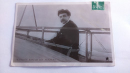 Carte Postale Ancienne ( CC1 ) BLERIOT  , à Bord De Son Monoplan - Aviateurs
